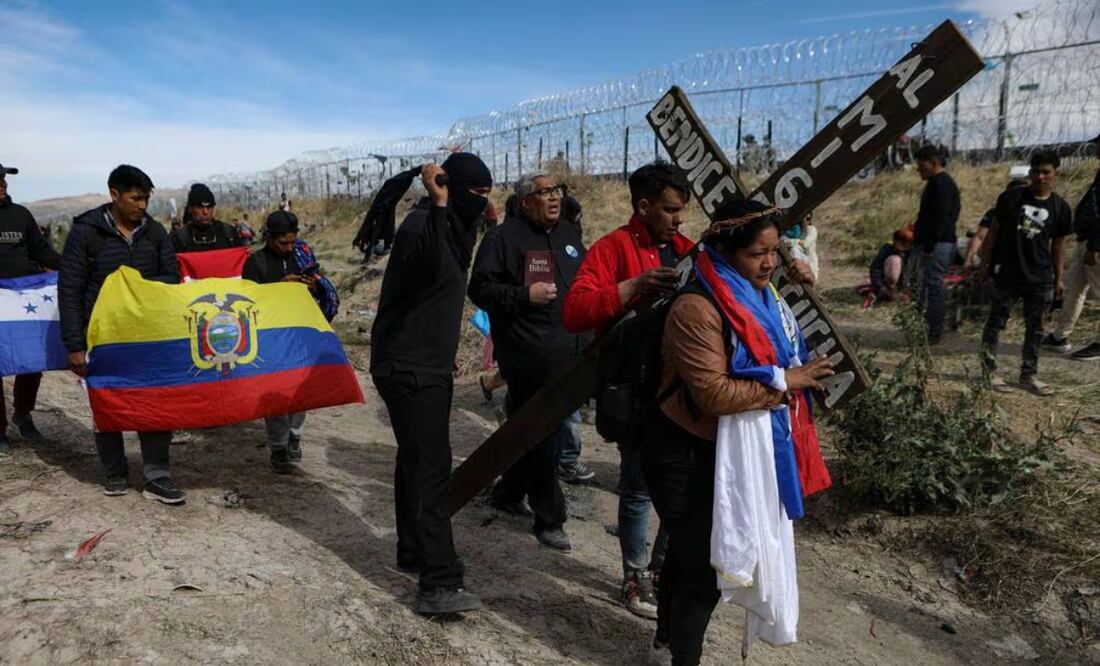 Organizaciones civiles muestran preocupación por los migrantes ecuatorianos en México. Foto: Herika Martinez / AFP