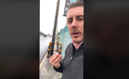 En Monterrey ¿importa más un poste que un peatón?, pregunta "Lord Banquetas"