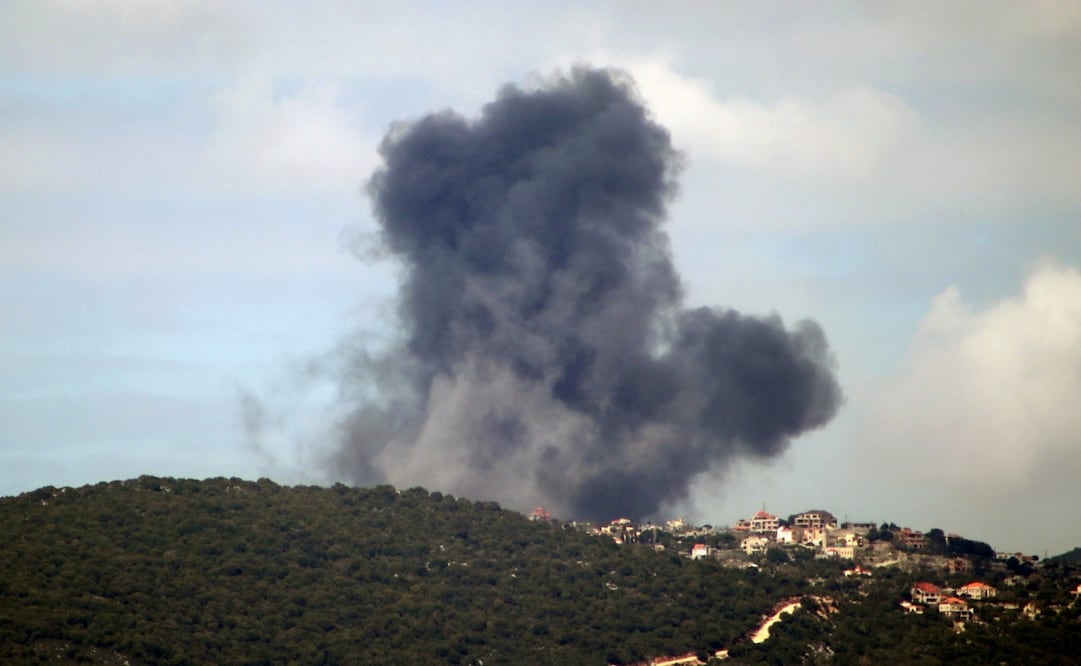 Ataque aéreo israelí contra Líbano. Foto: EFE