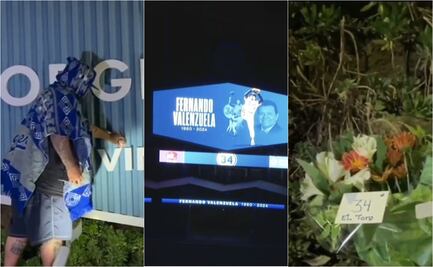 Fanáticos de Fernando Valenzuela llenan el Dodger Stadium con flores tras la muerte del mexicano
