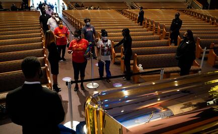 Realizan último funeral público de George Floyd en iglesia de Houston