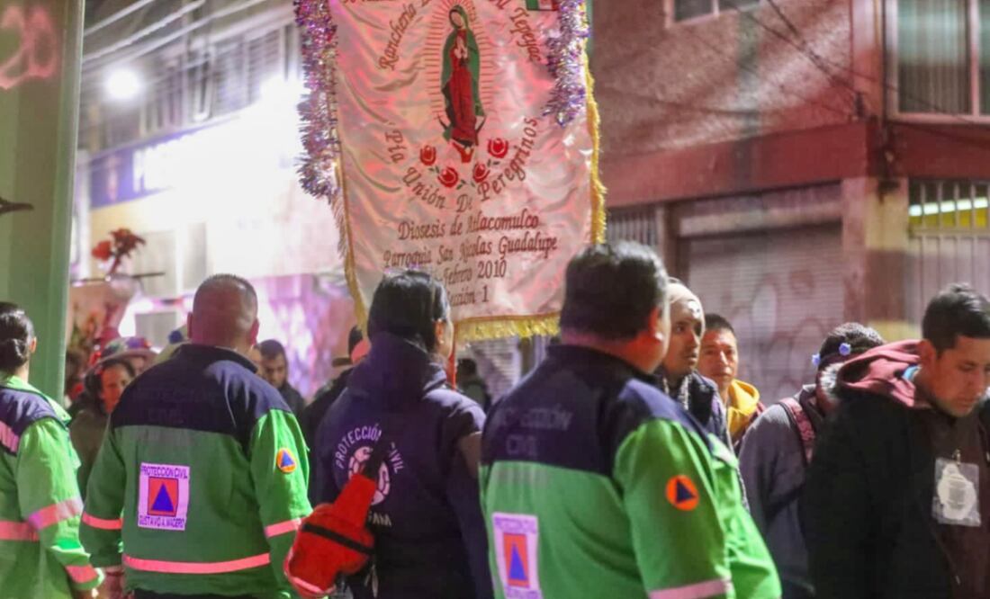 La alcaldía Gustavo A. Madero informa la llegada de más de 100 mil peregrinos provenientes del estado de Querétaro este fin de semana. Foto: Especiales