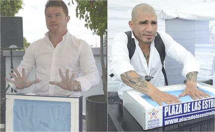 "Canelo" y Cotto plasman sus huellas