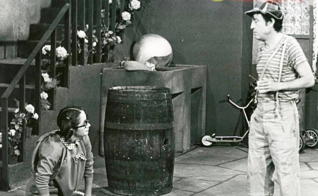 El Chavo del 8 y La Chilindrina, en una escena del famoso programa FOTO: ARCHIVO