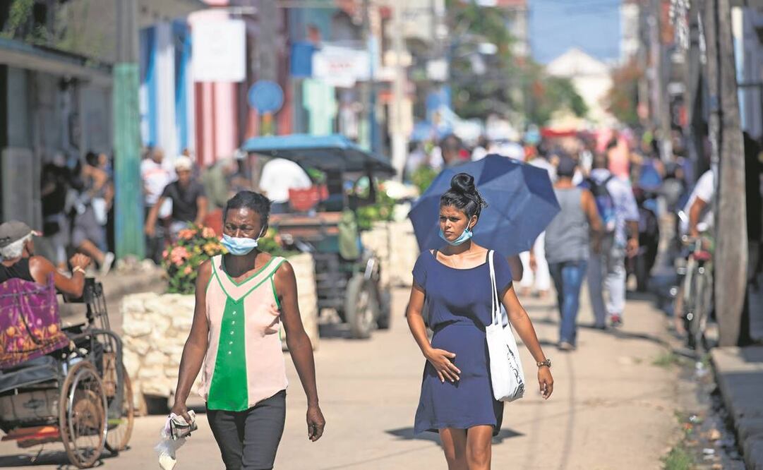 Todo era tranquilidad ayer en San Antonio de los Baños, la localidad donde hace un año se iniciaron las protestas antigubernamentales en Cuba. Foto: Yander Zamora/ EFE.