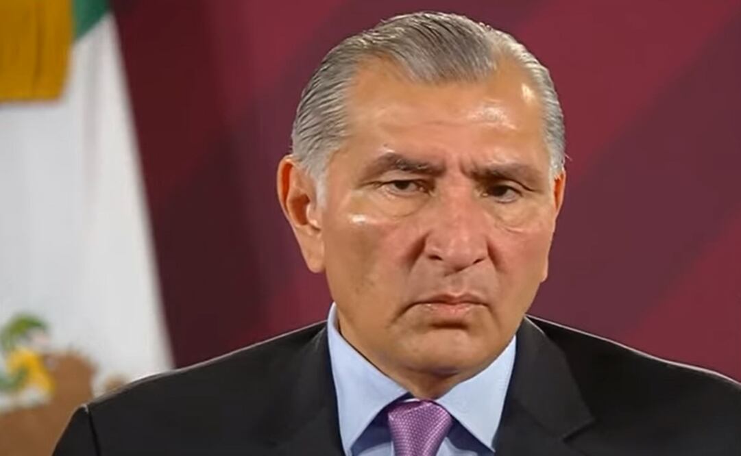 Adán Augusto López encabeza la mañanera del 27 de abril. Foto: Captura de pantalla