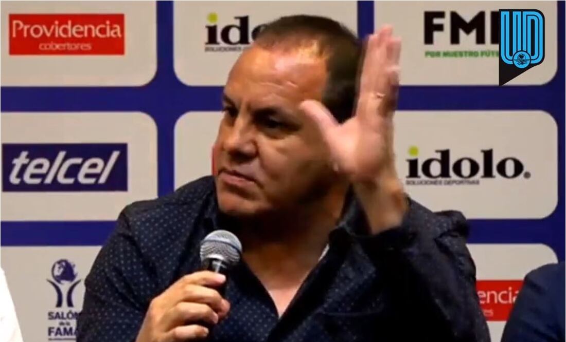 Cuauhtemoc Blanco en conferencia de prensa