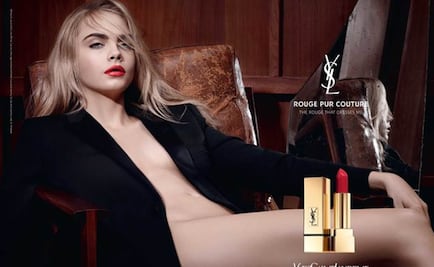 Cara Delevingne, semidesnuda en anuncio