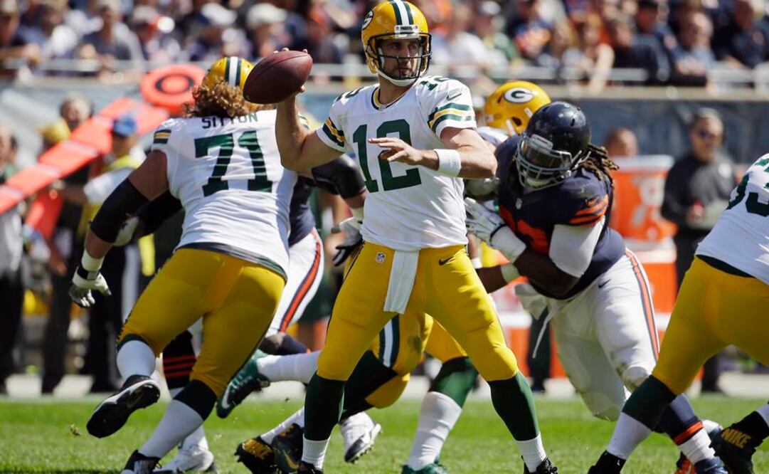 Aaron Rodgers lució en el ataque. Foto: AP