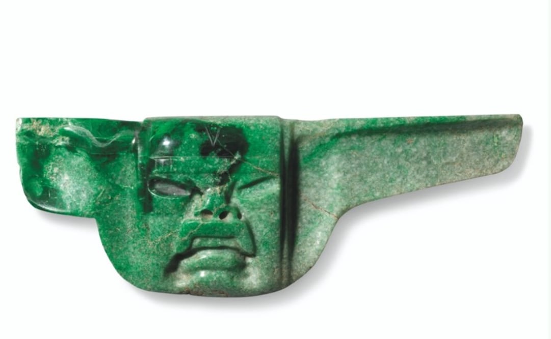 Este pendiente olmeca fue vendido hoy en 3 millones 829 mil 880 pesos. Foto: Christie's