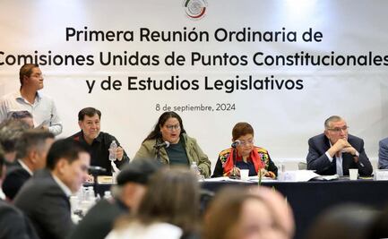 Inicia sesión de comisiones unidas del Senado para aprobar dictamen de reforma judicial
