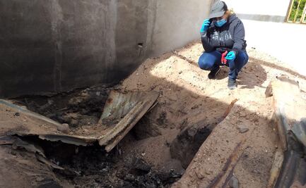 Encuentran crematorio clandestino con restos humanos calcinados en Sonora