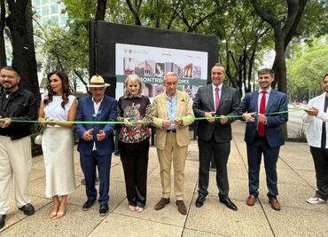 Inauguran exposición fotográfica "Montreal-CDMX, Cultura y Semejanzas" en Paseo de la Reforma