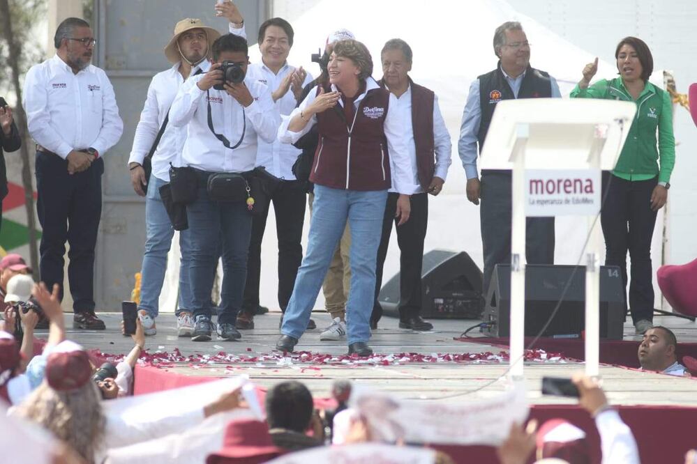 Delfina Gómez. Fotografía de Carlos Mejía EL UNVERSAL 