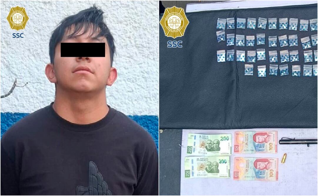 Detienen a El Muela, Sicario de La Unión Tepito. Foto: Especial