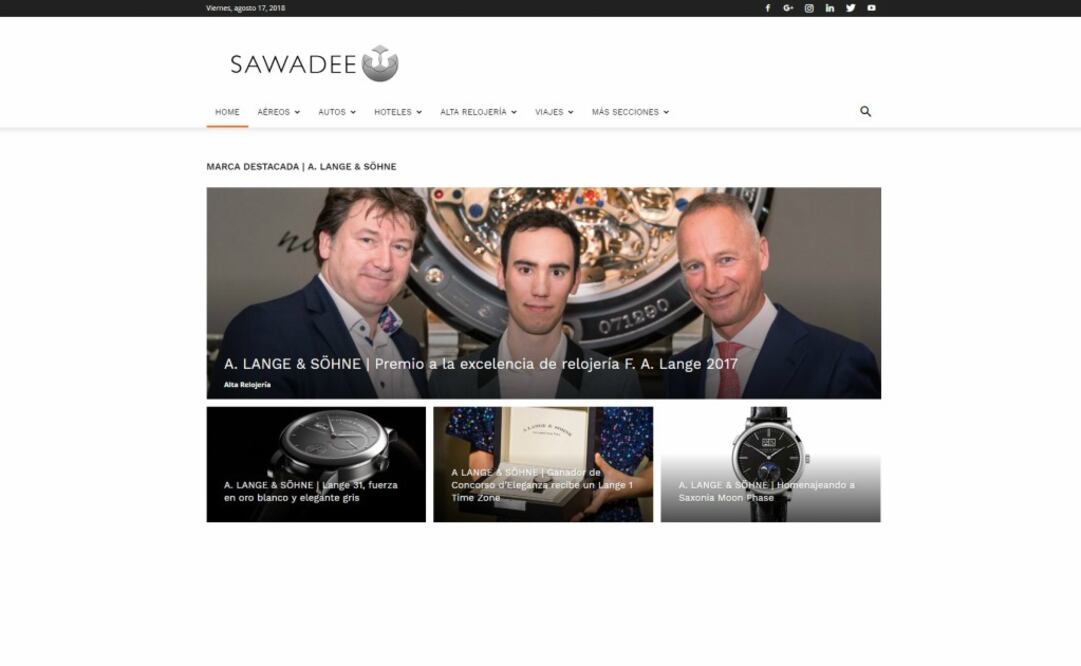 Se trata de una aplicación móvil y una página de Internet destinada a dar a conocer los novedades del mercado