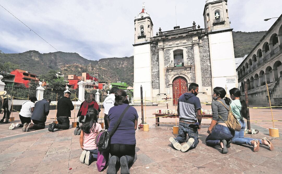 Santuario de Chalma, uno de los más visitados durante las festividades religiosas. Foto: Archivo/EL UNIVERSAL 