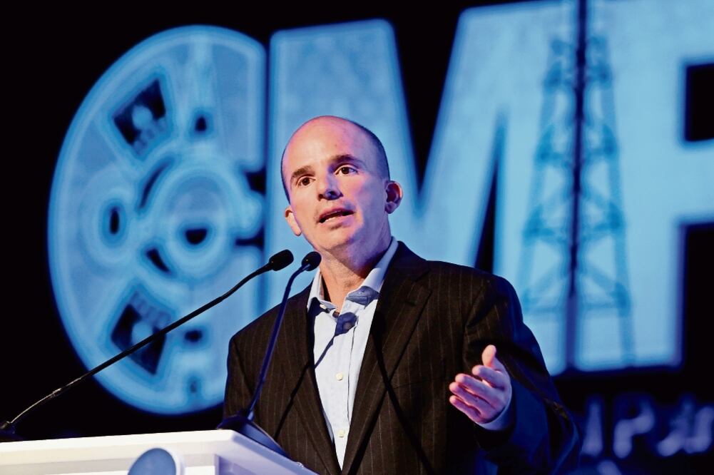 José Antonio González Anaya, durante su ponencia en el Congreso Mexicano del Petróleo 2016, celebrado en Monterrey (DANIEL BECERRIL. REUTERS)