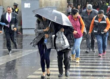 Reportan lluvia ligera en 11 delegaciones de la CDMX
