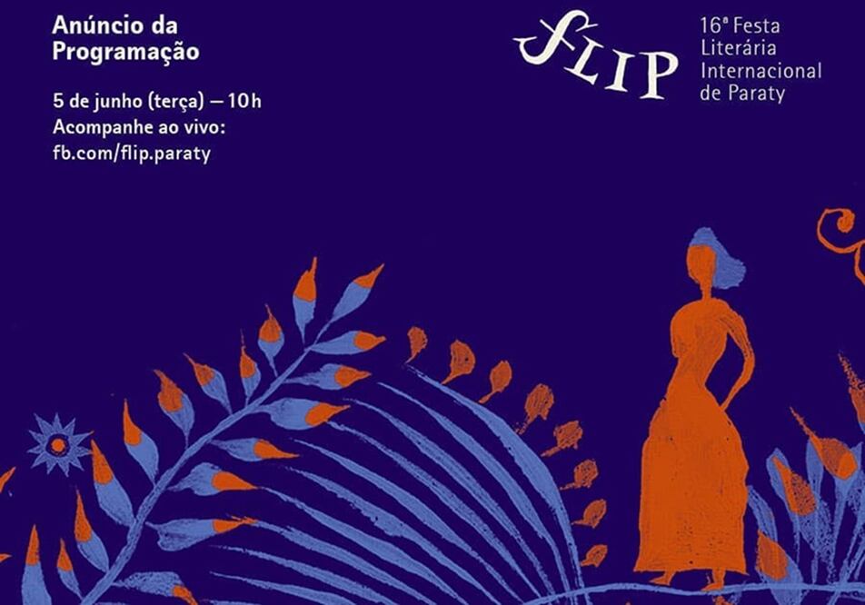 Cartel del la Feria Internacional del Libro de Paraty. Foto: Facebook