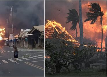 Cables eléctricos caídos, posible causa de los mortíferos incendios en Hawai