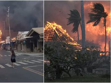 Cables eléctricos caídos, posible causa de los mortíferos incendios en Hawai