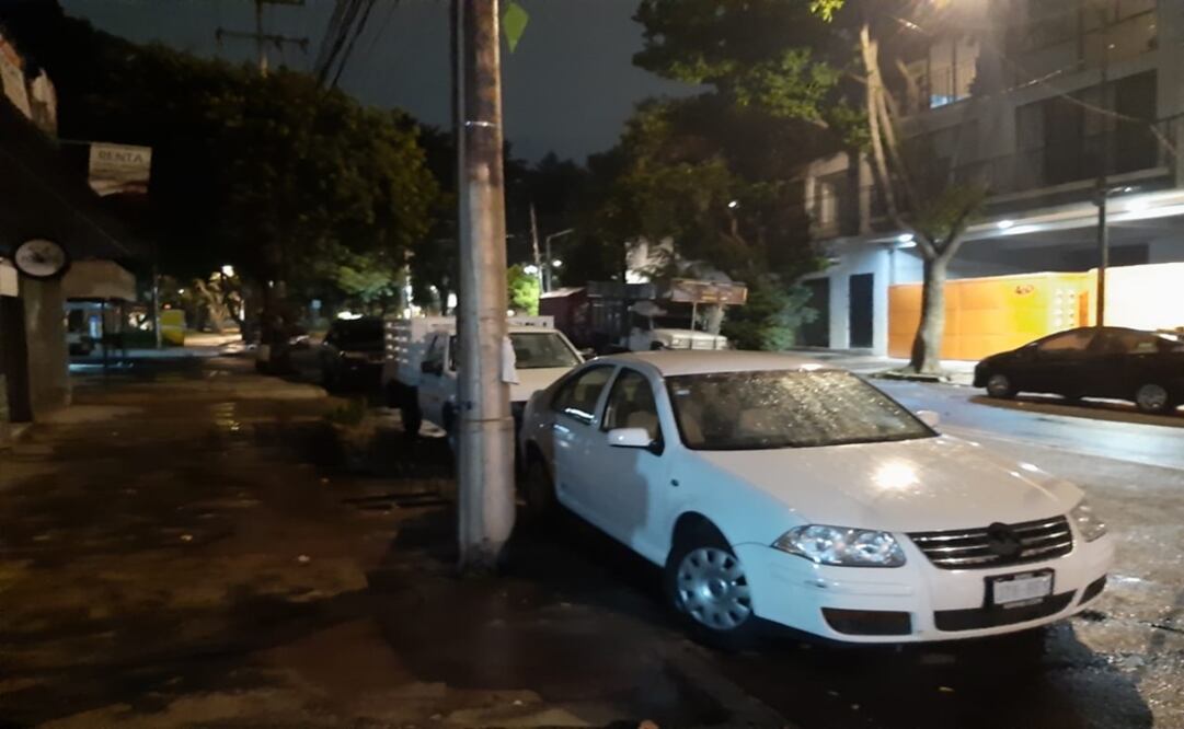 La lluvia también cayó en alcaldías como la de Benito Juárez. FOTO: Vania Alexa Rodríguez