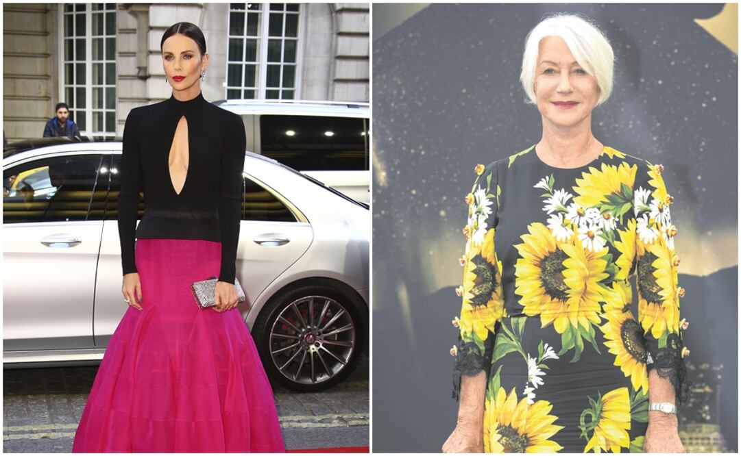 Charlize Theron y Helen Mirren. Fotos: Archivo
