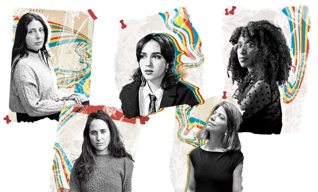 Ocho escritoras ecuatorianas esbozan una mirada sobre la literatura de su país. En la imagen: Mónica Ojeda, Gabriela Ponce, Roxana Landívar, Daniela Alcívar Bellolio, Yuliana Ortiz Ruano.