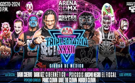 Triplemanía XXXII: A qué hora y por dónde ver el magno evento de lucha libre