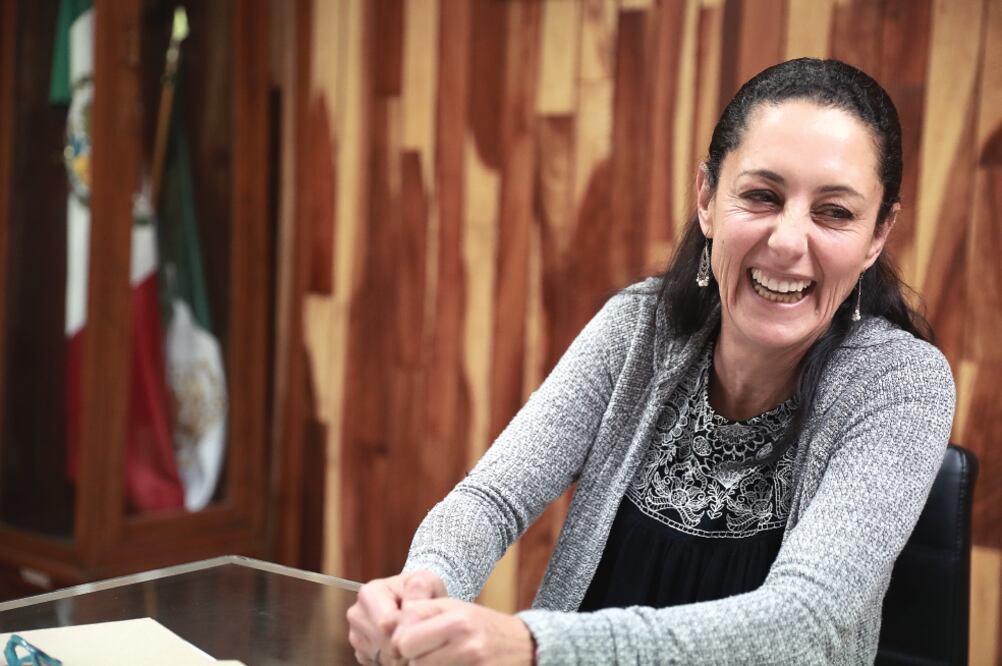 Claudia Sheinbaum, jefa delegacional de Tlalpan. (ALEJANDRA LEYVA. EL UNIVERSAL)