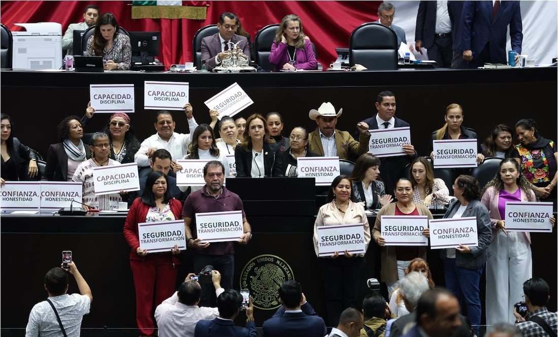 Diputados discuten reforma a Guardia Nacional este 19 de septiembre del 20024. Foto: Diego SImón/EL UNIVERSAL