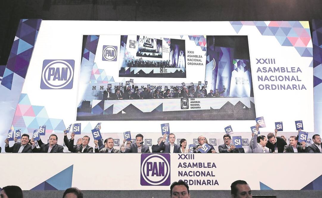 En la próxima asamblea del PAN estará en juego también el futuro de México frente al fortalecimiento del populismo, la posverdad y la polarización, dijo Agustín Rodríguez.Foto: Archivo/ EL UNIVERSAL.
