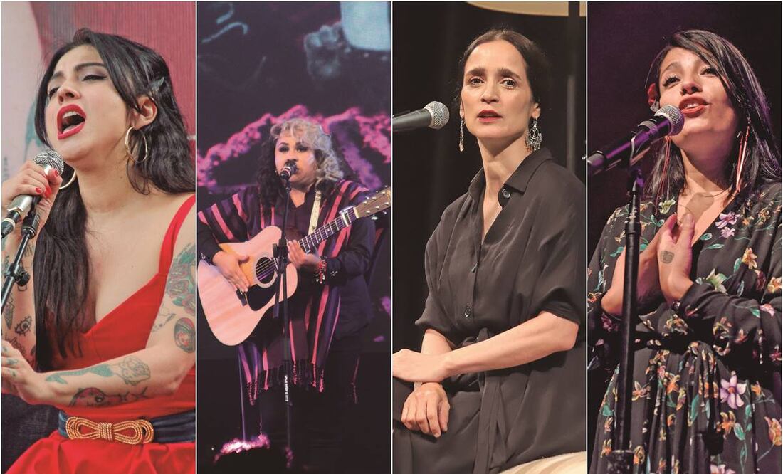 La música, instrumento de lucha feminista. Fotos: Clasos y Agencias