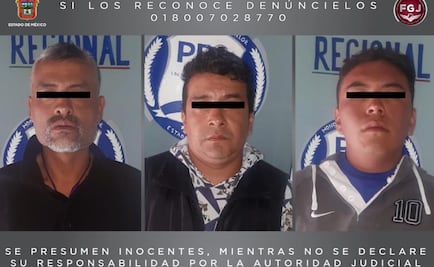 Caen tres posibles extorsionadores en Edomex; se presentaban como miembros del CJNG