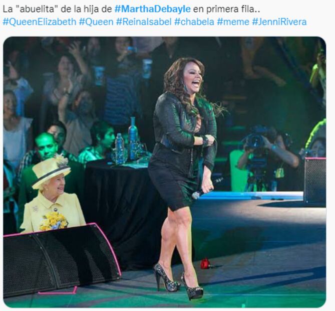 Martha Debayle da el pésame por el fallecimiento de Isabel II y así reacciona el internet 