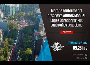 EN VIVO: Marcha e Informe del presidente López Obrador por sus cuatro años de gobierno