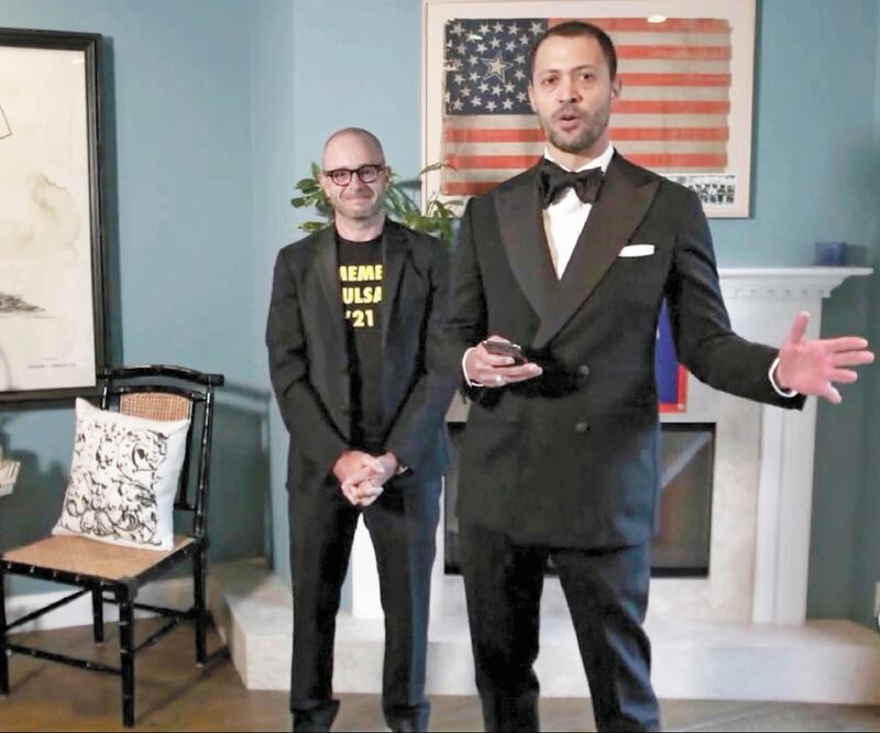 WATCHMEN Actores y equipo, quienes vieron la ceremonia a distancia, lograron premios a Miniserie, Actriz, Guión y Actor de reparto. Fotos: Agencias