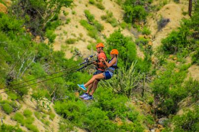 Colúmpiate a 120 metros de altura en Los Cabos
