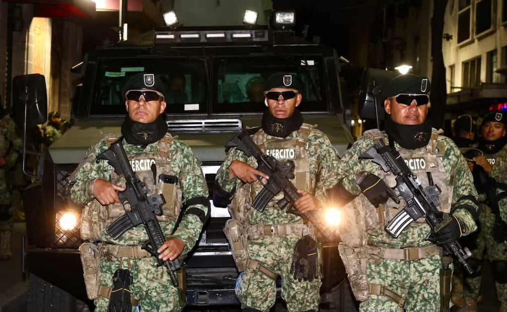 Aspectos de los preparativos del Desfile Cívico Militar, en las calles del Centro Histórico de la Ciudad de México, este 16 de septiembre de 2026. Foto: Osmar Alvarado/ EL UNIVERSAL