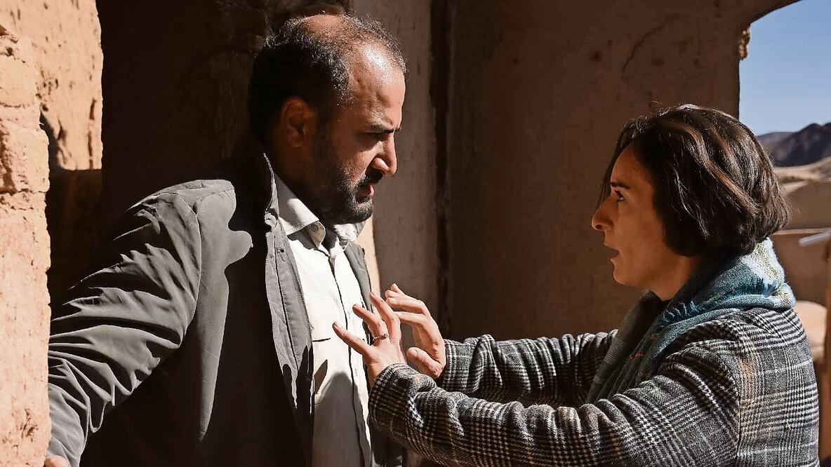 Missgh Zareh, interpreta al jurista Imán, y Soheila Golestani, protagoniza a su esposa Najmah./Especial