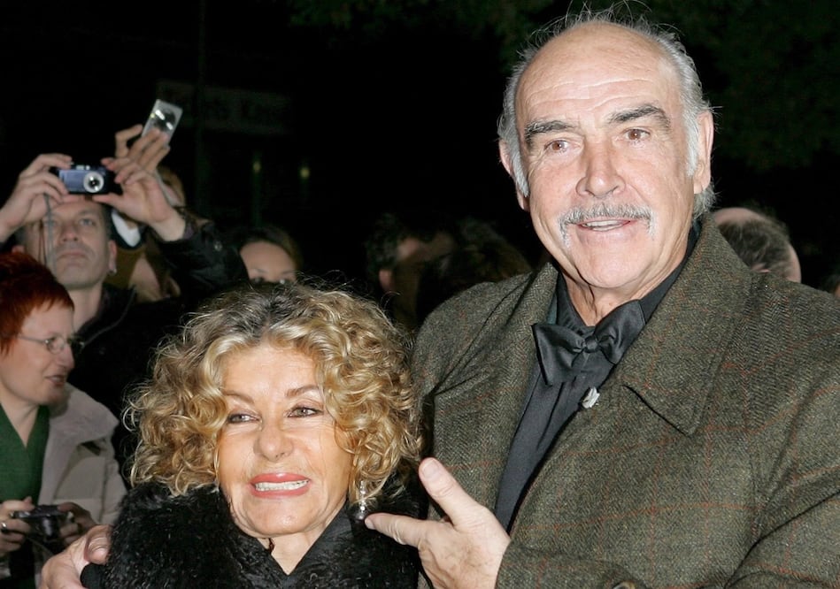 Sean Connery y su esposa Micheline Roquebrune. Foto: EFE