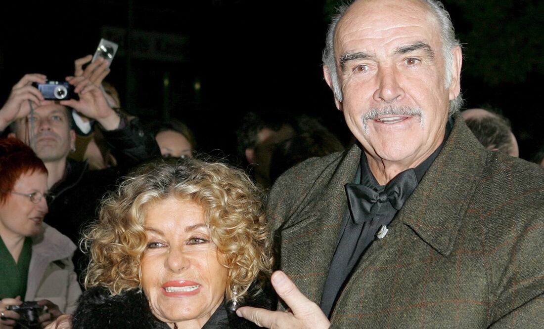 Sean Connery y su esposa Micheline Roquebrune. Foto: EFE