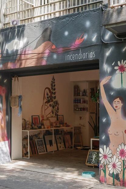 Incendiarias es una librería ubicada en Marsella 60, en la colonia Juárez.
Foto: Especial