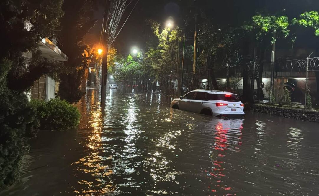 Intensas lluvias de este lunes dejan afectaciones en 3 alcaldías (21/07/2025). Foto: Especial