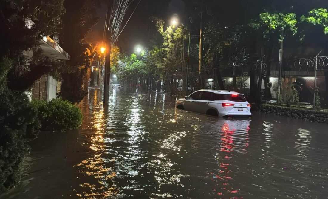 Intensas lluvias de este lunes dejan afectaciones en 3 alcaldías (21/07/2025). Foto: Especial