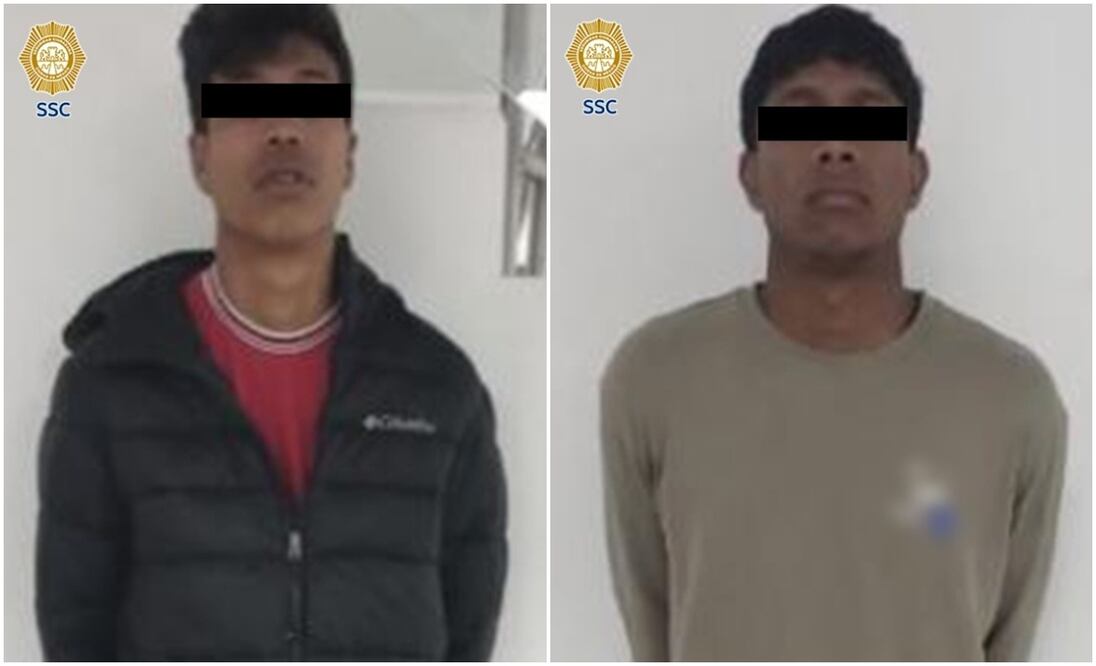 Dos hombres de nacionalidad venezolana fueron detenidos, tras intentar robar tienda departamental en la alcaldía Iztacalco. Foto: especial