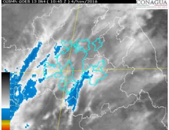Prevalecerá cielo nublado en el Valle de México