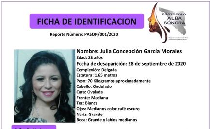 Activan Alerta Alba para encontrar a Julia Concepción; desapareció en Hermosillo