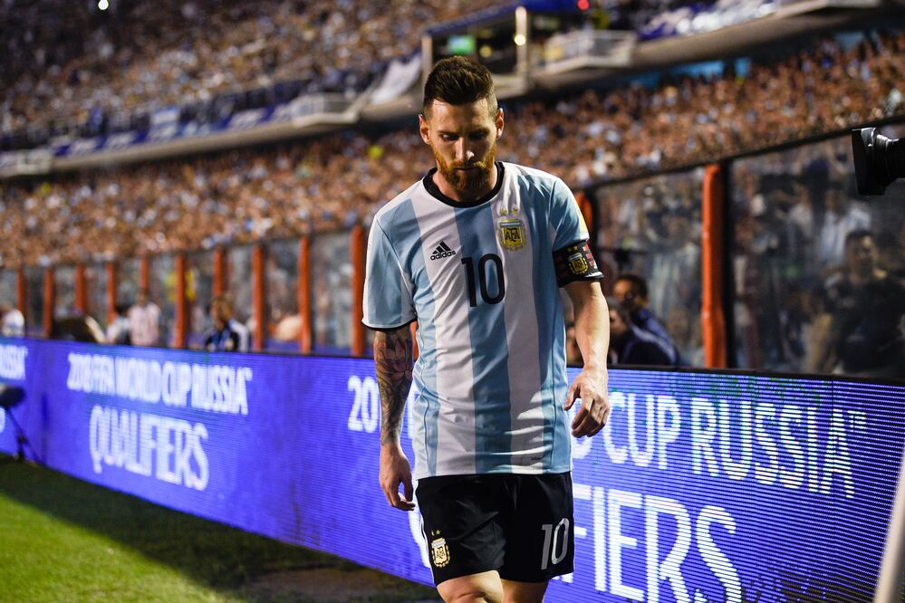 JAMMEDIA. Messi durante un juego de la eliminatoria mundialista entre Argentina y Perú